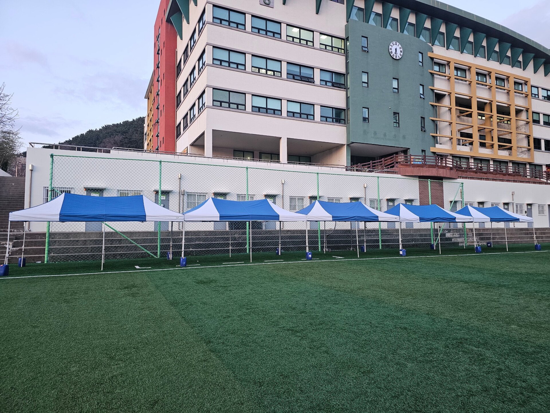 캐노피천막 3m*6m 블루